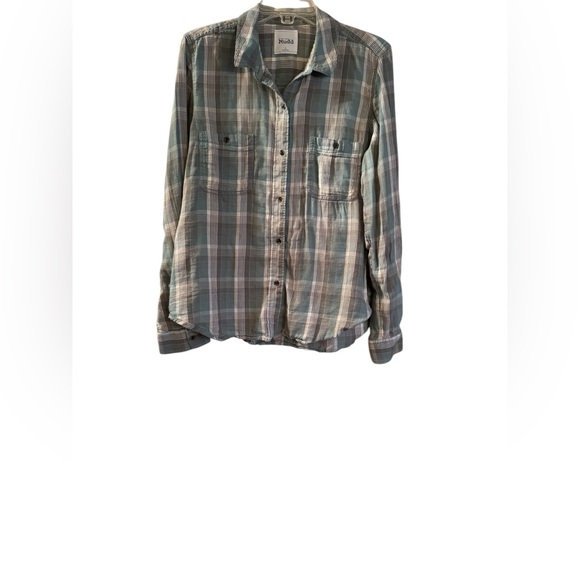 Mudd ladies button down flannel shirt - Picture 2 of 6